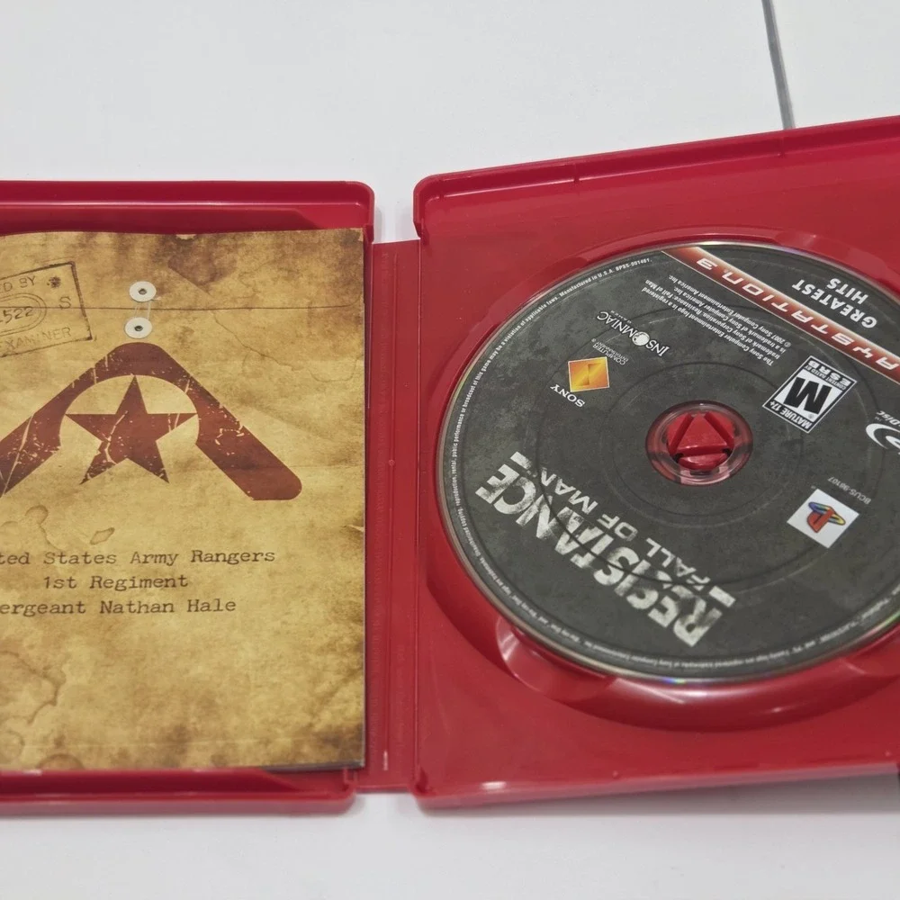Resistance Fall of Man Sony PS3 PlayStation 3 Greatest Hits CIB Complete Manual